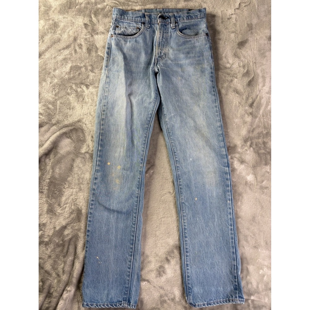 Vintage Levi's Strauss 505 0217 Single Stitch Feb 1985 Men Sz W29 Stamp 5